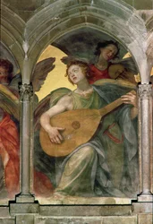 Musical Angel within a Trompe L